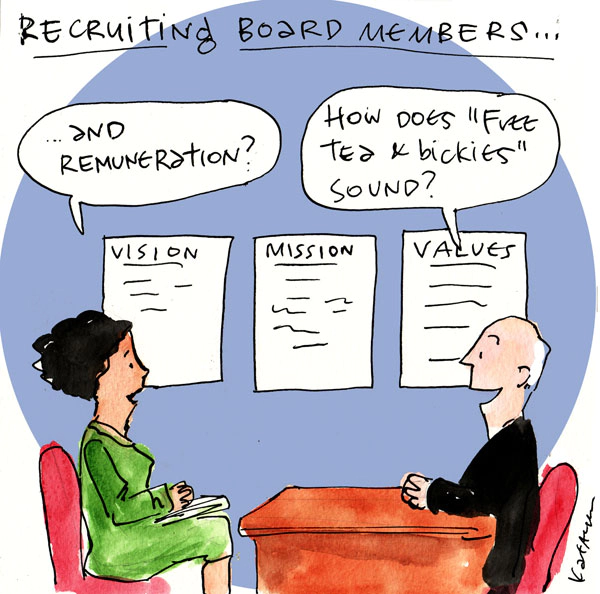 Board renumeration cartoon